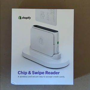 Open box never used chip & swipe reader